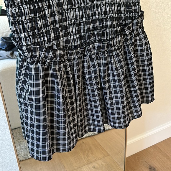 Finders Keepers checkered ruched dress - Picture 4 of 5
